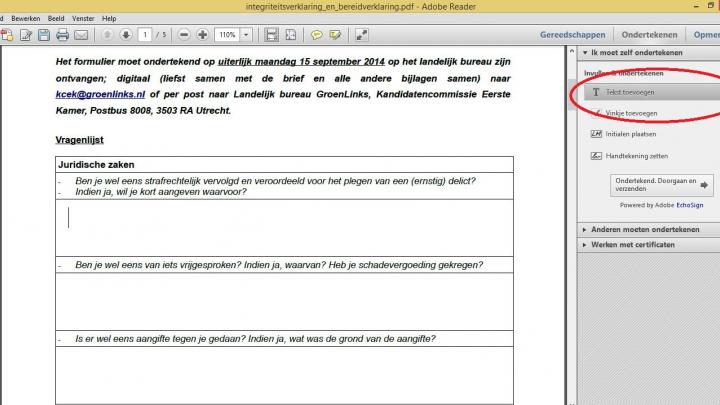 stap 2: kies "tekst toevoegen"